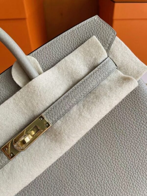 mmexport1746587851977-768x1024-1 H Factory Bags Birkin Togo Leather turtledove grey Gold Hardware 25cm Full Handmade