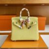 mmexport1746587886755-1024x787-1 H Factory Bags Birkin Togo Leather light yellow Silver Hardware 25cm Full Handmade
