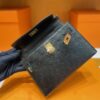 mmexport1746588015565-1024x773-1 H Factory Bags Mini Kelly Ostrich Leather Black Gold Hardware 19cm Full Handmade
