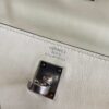 H Factory Bags Kelly Togo Leather Cream White Silver Hardware 25cm Full Handmade