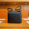mmexport1746588353779-1024x778-1 H Factory Bags Constance Ostrich Leather Black Black Buckle 18cm Full Handmade