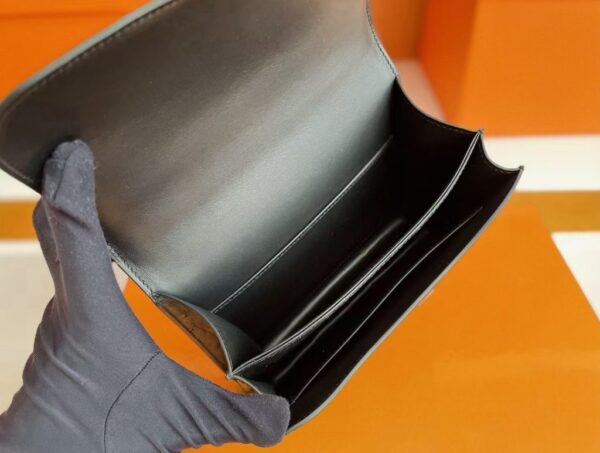 mmexport1746588363266-1024x773-1 H Factory Bags Constance Ostrich Leather Black Black Buckle 18cm Full Handmade