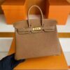mmexport1748271264822-1024x793-1 H Factory Bags Birkin Togo Leather Golden Brown Gold Hardware 25cm Full Handmade