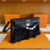 mmexport1748271412974-1024x797-1 H Factory Bags Kelly Elan Chever Leather Black Silver Hardware 27cm Full Handmade