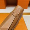 H Factory Bags Mini Kelly Pochette Swift Leather Golden Brown Gold Hardware 22cm Full Handmade