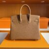 mmexport1749176159342-1024x768-1 H Factory Bags Birkin Togo Leather Golden Brown Gold Hardware 25cm Full Handmade