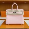 mmexport1749176494854-1024x777-1 H Factory Bags Birkin Swift Leather 3Q watercolor pink Silver Hardware 25cm Full Handmade
