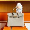 H Factory Bags Birkin Togo Leather Cream White Gold Hardware 25cm Full Handmade