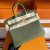 H Factory Bags Birkin Togo Leather Forest Green Gold Hardware 25cm Full Handmade