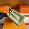 H Factory Bags Birkin Ostrich Leather Avocado Green Gold Hardware 25cm Full Handmade
