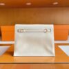H Factory Bags Kelly Danse Swift Leather i2 Cream White Gold Hardware 22cm Full Handmade
