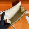 H Factory Bags Kelly Danse Swift Leather i2 Cream White Gold Hardware 22cm Full Handmade