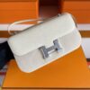 mmexport1750845195832-1024x788-1 H Factory Bags Constance Epsom Leather Cream White Silver Hardware 23cm Full Handmade