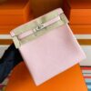 H Factory Bags Kelly Ado Togo Leather Light Purple Pink Silver Hardware 22cm Full Handmade Phw