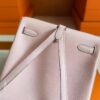 H Factory Bags Kelly Ado Togo Leather Light Purple Pink Silver Hardware 22cm Full Handmade Phw
