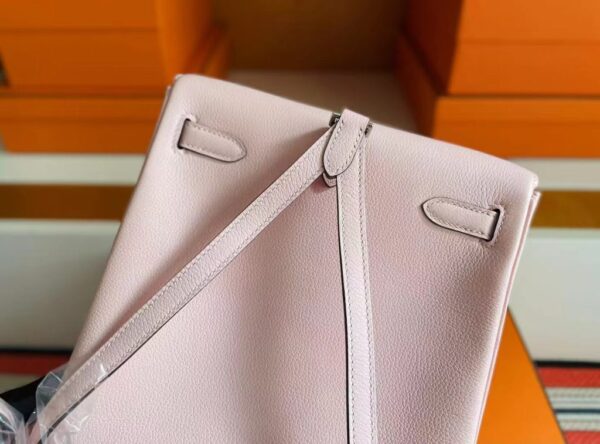 H Factory Bags Kelly Ado Togo Leather Light Purple Pink Silver Hardware 22cm Full Handmade Phw