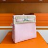 H Factory Bags Kelly Ado Togo Leather Light Purple Pink Silver Hardware 22cm Full Handmade Phw