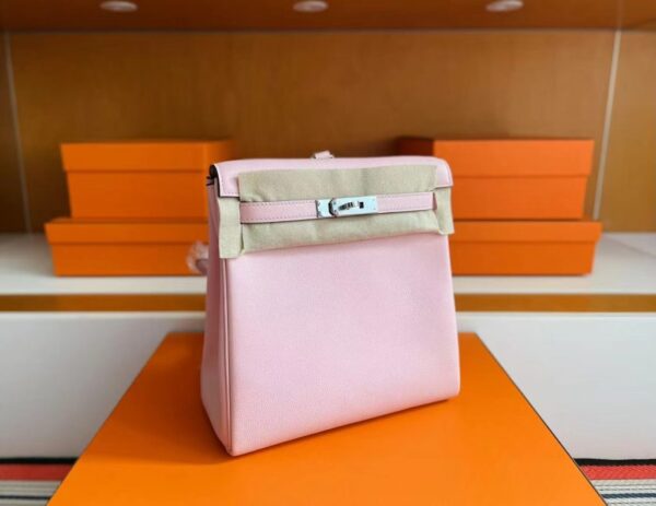H Factory Bags Kelly Ado Togo Leather Light Purple Pink Silver Hardware 22cm Full Handmade Phw
