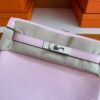 H Factory Bags Kelly Ado Togo Leather Light Purple Pink Silver Hardware 22cm Full Handmade Phw