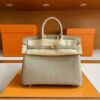 mmexport1754474430391-1024x768-1 H Factory Bags Birkin Togo Leather Turtledove Grey Gold Hardware 25cm Full Handmade
