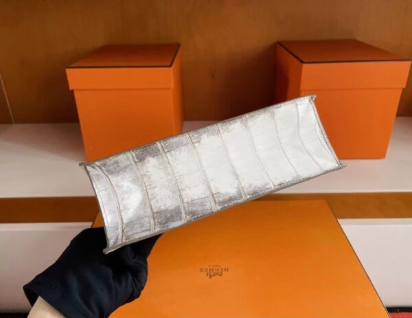 H Factory Bags Kelly Danse Matte Crocodile Himalaya Gold Hardware 22cm Full Handmade