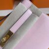 H Factory Bags Mini Kelly Pochette Swift Leather Cream Pink Gold Hardware 22cm Full Handmade