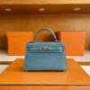 mmexport1754557478968-1024x771-1 H Factory Bags Mini Kelly Epsom Leather Denim Blue Silver Hardware 19cm Full Handmade