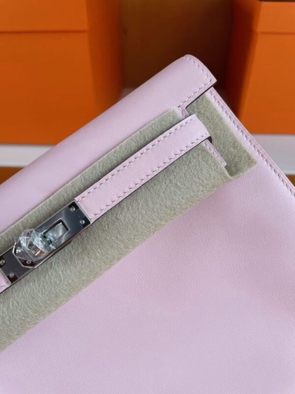 mmexport1755853403888-768x1024-1 H Factory Bags Kelly Dance Swift Leather 3Q pastel pink Silver Hardware 22cm Full Handmade