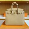 H Factory Bags Birkin Epsom Outer Seam Tea Khaki Gold Hardware 25cm Full Handmade