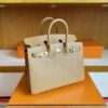 H Factory Bags Birkin Epsom Outer Seam Tea Khaki Gold Hardware 25cm Full Handmade