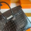mmexport1757474550140-799x1024-1 H Factory Bags Birkin Matte Alligator Crocodile Black Silver Hardware 25cm Full Handmade Phw
