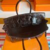 mmexport1757474557135-1024x777-1 H Factory Bags Birkin Matte Alligator Crocodile Black Silver Hardware 25cm Full Handmade Phw