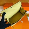 mmexport1757474592969-1024x768-1 H Factory Bags Kelly Togo Leather 1Z Light Yellow Silver Hardware 25cm Full Handmade Phw