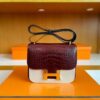 mmexport1757476099304-1024x792-1 H Factory Bags Constance Matte Alligator Crocodile Reddish Brown Gold Hardware 18cm Full Handmade
