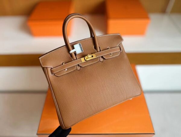mmexport1758251895818-1024x776-1 H Factory Bags Birkin Togo Leather CK37 Golden Brown Gold Hardware 25cm Full Handmade