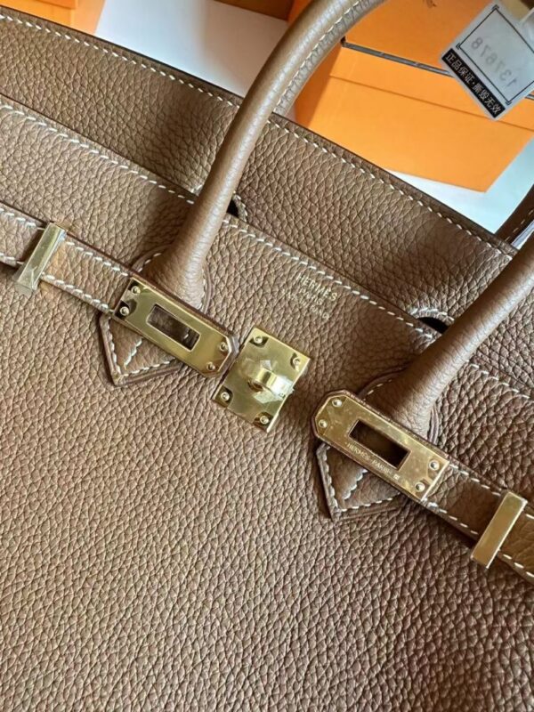 mmexport1758251907424-768x1024-1 H Factory Bags Birkin Togo Leather CK37 Golden Brown Gold Hardware 25cm Full Handmade
