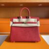 mmexport1760686555881-1-1024x775-1 H Factory Bags Birkin Togo Leather Watermelon Red Rose Gold Hardware 25cm Full Handmade Rghw