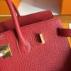 mmexport1760686574767-1-768x1024-1 H Factory Bags Birkin Togo Leather Watermelon Red Rose Gold Hardware 25cm Full Handmade Rghw
