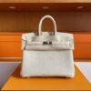 mmexport1760686705521-1-1024x794-1 H Factory Bags Birkin Togo Leather Cream White Silver Hardware 25cm Full Handmade Phw