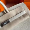 mmexport1760686710247-1-768x1024-1 H Factory Bags Birkin Togo Leather Cream White Silver Hardware 25cm Full Handmade Phw
