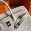 mmexport1760686714758-1-1024x768-1 H Factory Bags Birkin Togo Leather Cream White Silver Hardware 25cm Full Handmade Phw