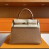 H Factory Bags Kelly Epsom Leather Ck37 Golden Brown Gold Hardware 25cm Full Handmade Ghw