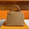 H Factory Bags Kelly Epsom Leather Ck37 Golden Brown Gold Hardware 25cm Full Handmade Ghw