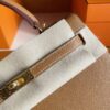 H Factory Bags Kelly Epsom Leather Ck37 Golden Brown Gold Hardware 25cm Full Handmade Ghw