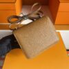 H Factory Bags Constance Epsom Leather CK37 Golden Brown Silver Hardware 18cm Full Handmade