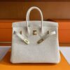 mmexport1761357310777-768x1024-1 H Factory Bags Birkin Togo Leather Cream White Gold Hardware 25cm Full Handmade