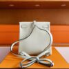 H Factory Bags Kelly Ado Togo Leather Cream White Silver Hardware 22cm Full Handmade