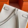 H Factory Bags Kelly Ado Togo Leather Cream White Silver Hardware 22cm Full Handmade