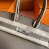 H Factory Bags Birkin Shoulder Evercolor Leather CK18 Etoupe Grey Silver Hardware 29cm Full Handmade